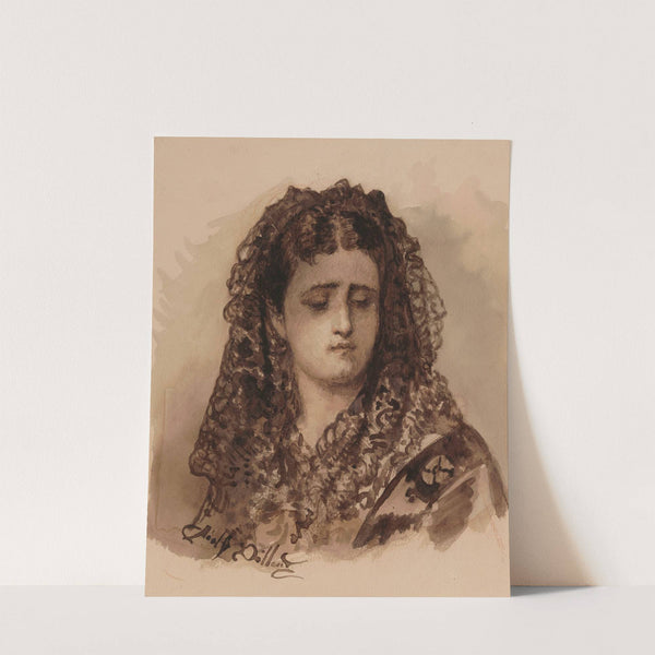 Spanish pious (1876) by Adolphe Alexandre Dillens