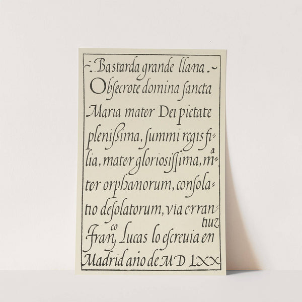 Spanish Script 2 by Frank Chouteau Brown