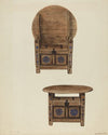 Spanish Southwest Hutch Table