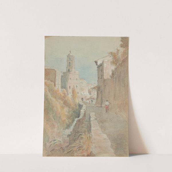 Spanish street scene by Frances Hodgkins