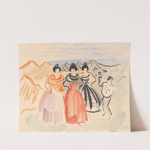 Spanish women (1935) by Leon Chwistek