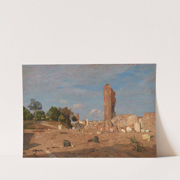 Spätnachmittag am Palatin (1886) by Tina Blau