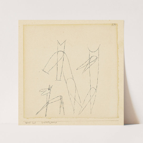 Spaziergang (1915) by Paul Klee