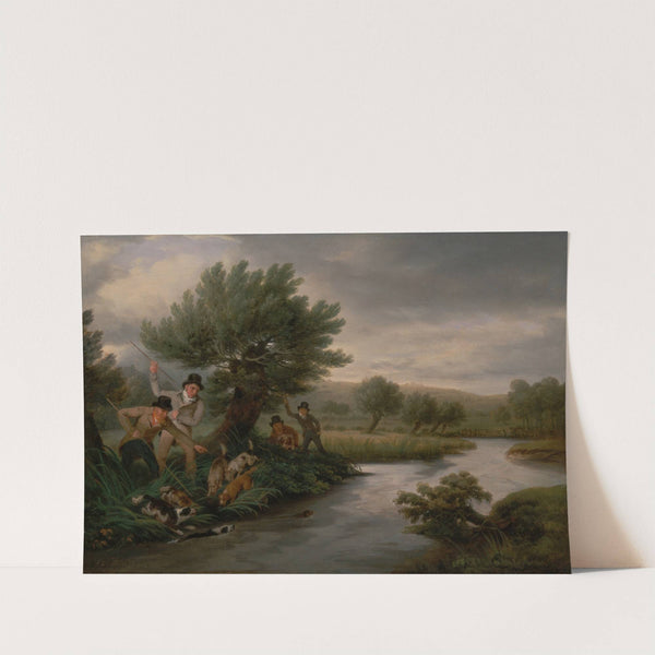 Spearing the Otter by Philip Reinagle