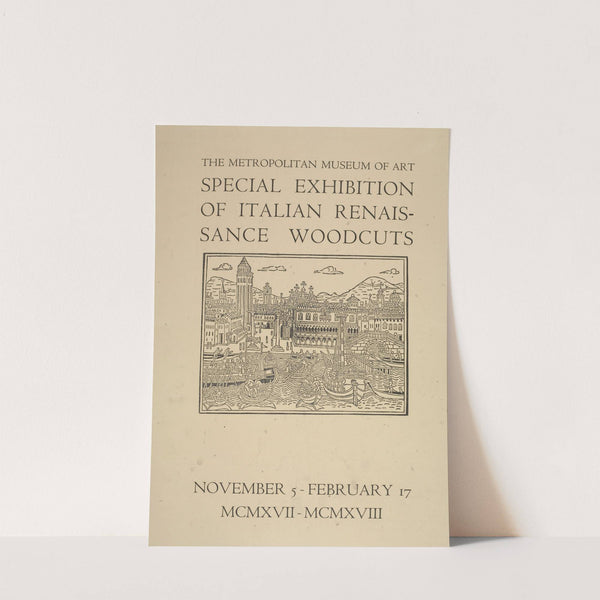 Special exhibition of Italian renaissance woodcuts (1917-1918)