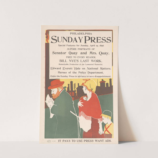 Special features for Sunday, April 19, 1896. by George Reiter Brill