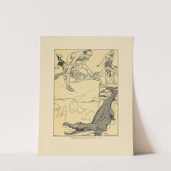 Special food was prepared for him (1907) by Arthur Rackham