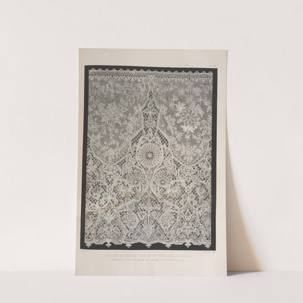 Specimen of Honiton lace by Matthew Digby Wyatt