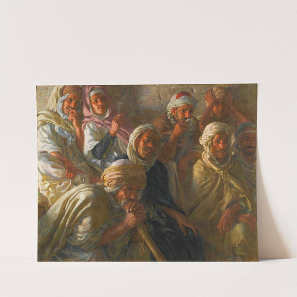 Spectateurs Admirant Une Danseuse (1905) by Étienne Dinet