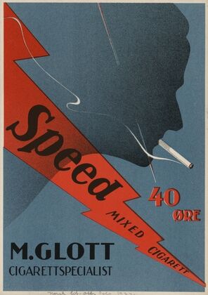 Speed mixed cigarett 40 øre (1932)