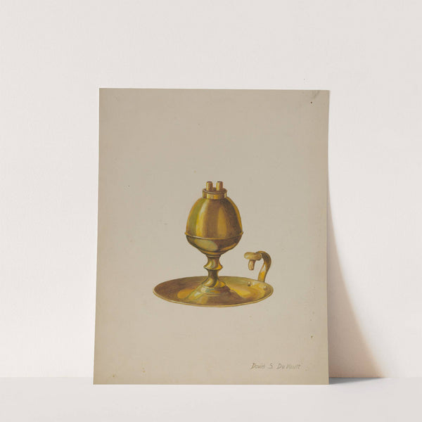 Sperm Oil Lamp by David S. De Vault
