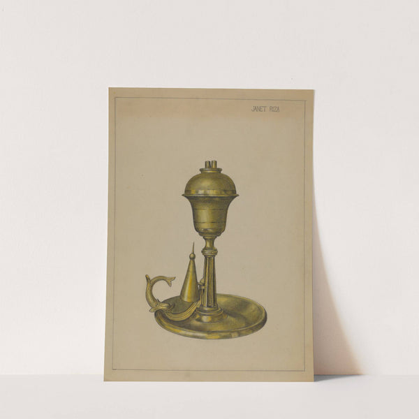 Sperm Oil Lamp by Janet Riza