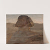 Sphinx in the evening. From the journey to Egypt (1903) by Jan Ciągliński