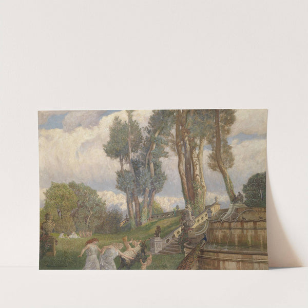 Spielende Kinder by Eduard Ameseder