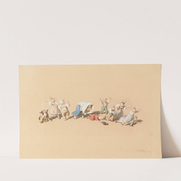 Spielende Kinder by Franz Niklaus König