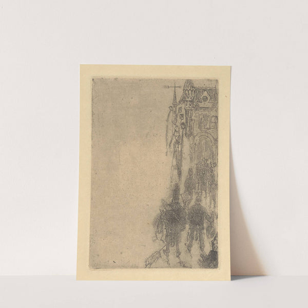 Spijskaart voor Charles Vos by James Ensor