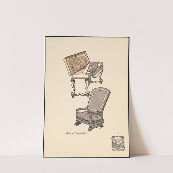 Spinett und Lehnstuhl by Ernst Stern