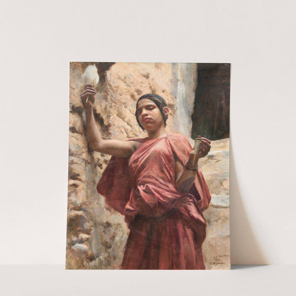 Spinner From El Kantara (1892) by Émile Friant