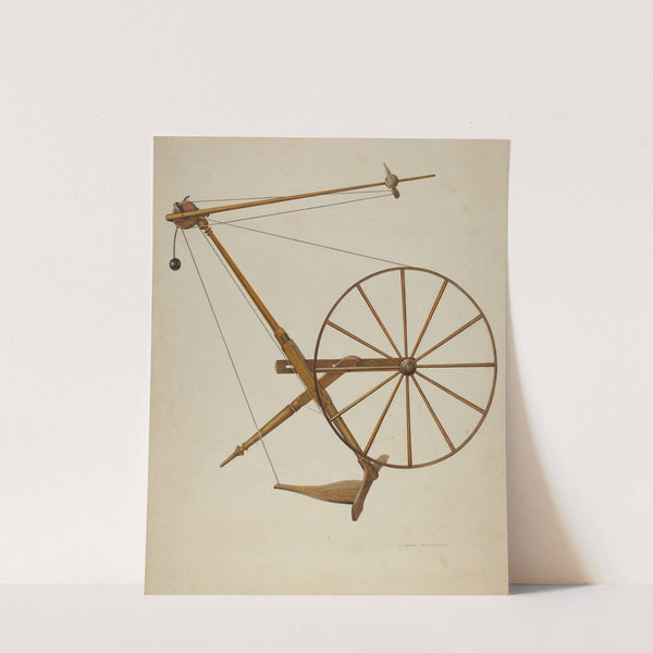 Spinning Wheel by Oscar Bluhme