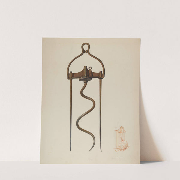 Spiral Hay Fork by Oscar Bluhme