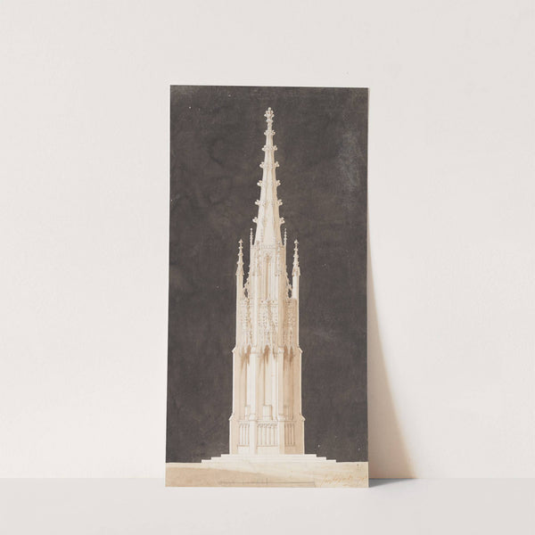Spired Gothic Monument by Joseph Michael Gandy