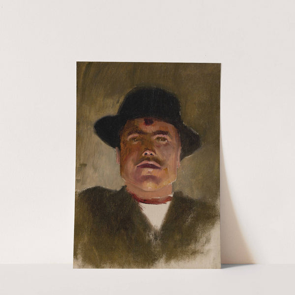 Spiš Peasant in a Hat (1880–1900) by Ladislav Mednyánszky