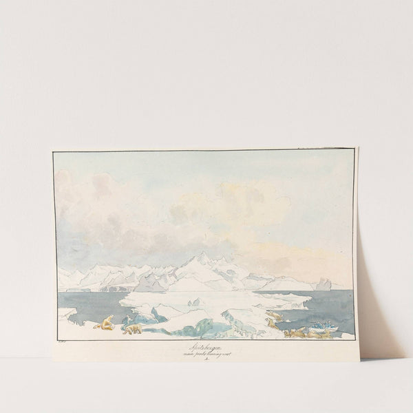 Spitzbergen, Main Peaks Bearing West by Charles Hamilton Smith