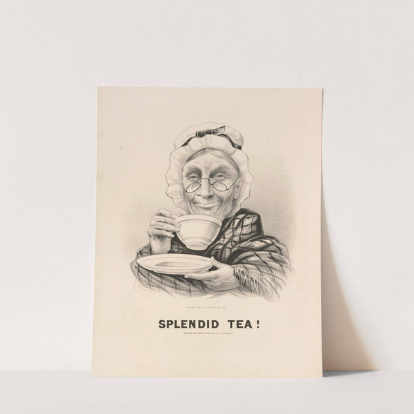 Splendid tea! (1881) by Currier & Ives.