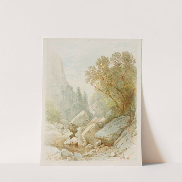 Split Rock, Adirondacks (1868) by William Trost Richards