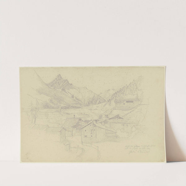 Splügen in Graubünden by August Lucas