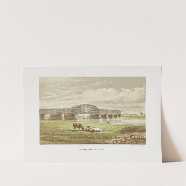 Spoorwegbrug bij Hedel (1872-1874) by Emrik & Binger