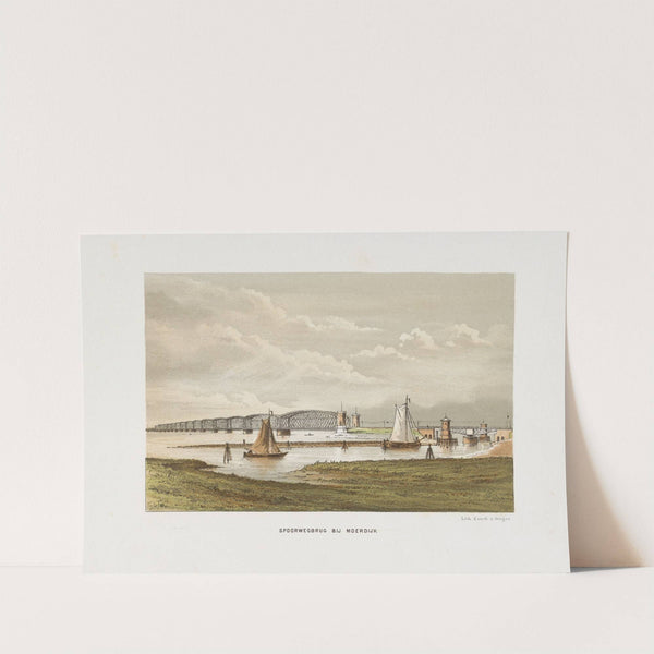 Spoorwegbrug bij Moerdijk (1872-1874) by Emrik & Binger