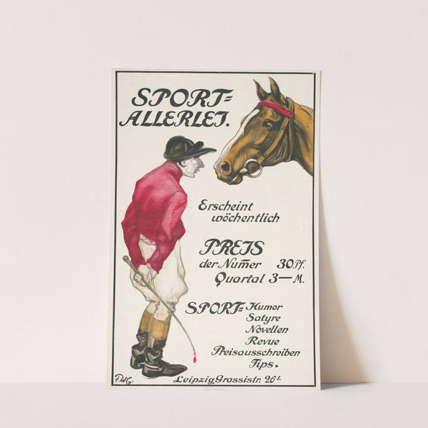 Sport Allerlei erscheint wöchentlich (1903) by Max Feldbauer