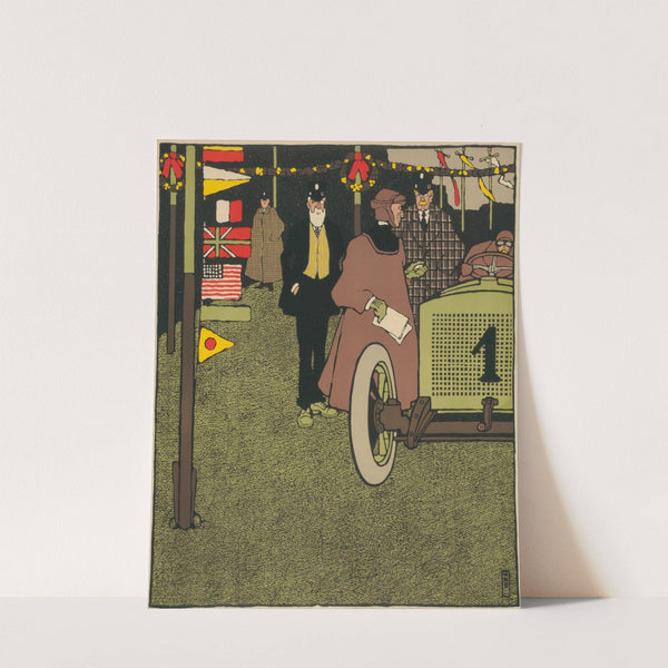 Sport im Bild (Wagenrennen) (1911) by Hans Rudi Erdt