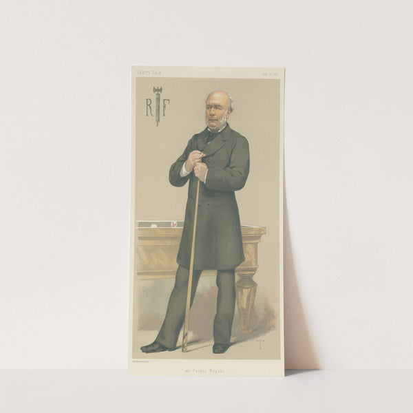 Sport, Miscellaneous Billiards; 'The French Republic', M. Jules Grevy, July 12, 1879 by Théobald Chartran