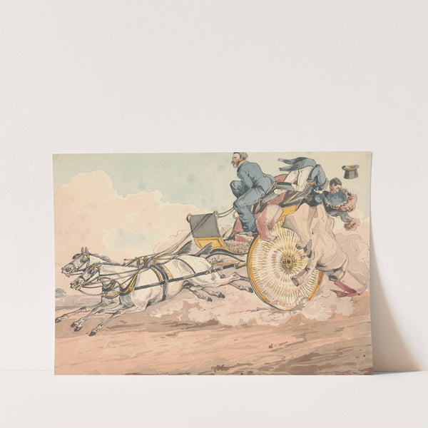 ‘Sporting Discoveries, or the Miseries of Driving;’ … Trying a New Match you Discover That They are Not Only Alike in Color, Weight and Action, but in Disposition by Henry Thomas Alken