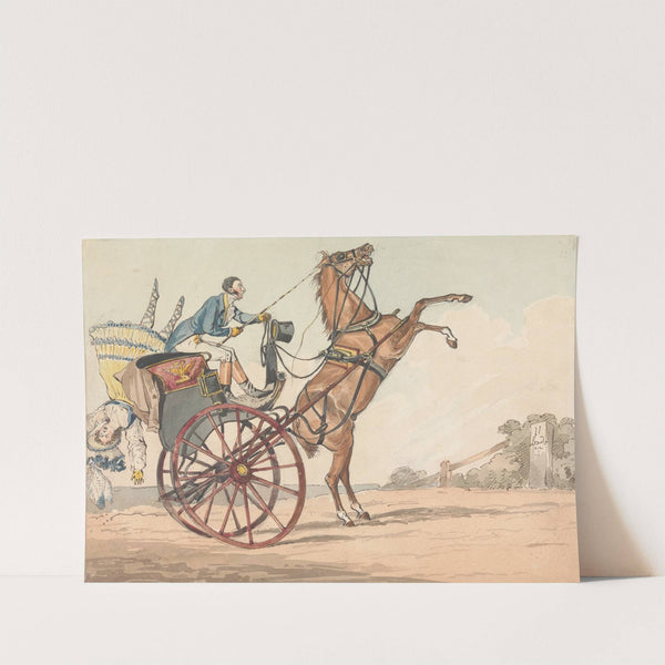 ‘Sporting Discoveries, or the Miseries of Driving;’ … Up and Down, or the Endeavor to Discover Which Way Your Horse is Inclined to Come Down, Backwards or Forwards by Henry Thomas Alken