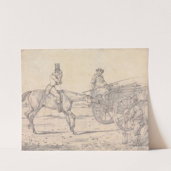 Sporting Notions: ‘It’s My Notion That This is the Only Way to Get Her Along’ (between 1831 and 1832) by Henry Thomas Alken