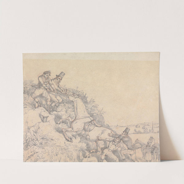 Sporting Notions: ‘My Notion is We Shall Get Him up Pretty Shortly What is Your Notion: I’ve Worked so Hard that I Hav’nt a Notion in Me’ (between 1831 and 1832) by Henry Thomas Alken