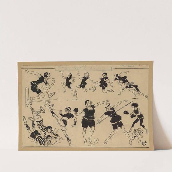 Sports féminins (1910s) by Mich (Michel Liebeaux)