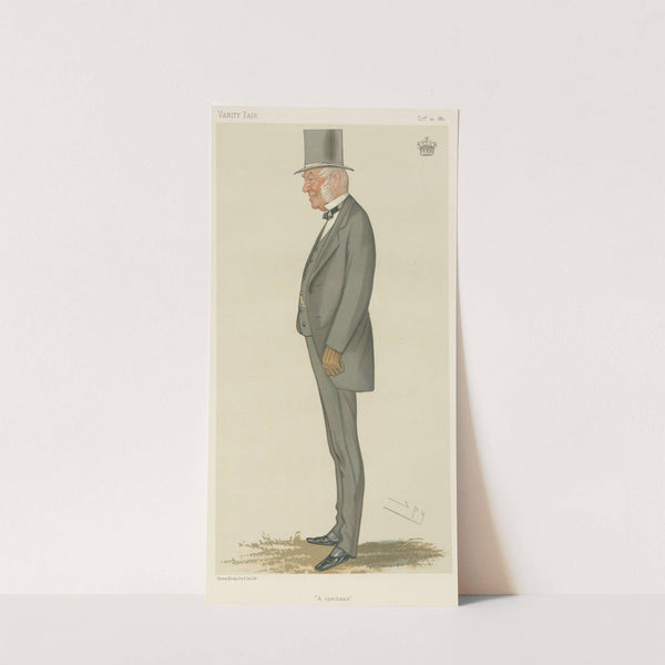 Sports, Miscellaneous; Sport Riders; ‘A Coachman’, The Earl of Macclesfield, October 22, 1881 (1881) by Leslie Matthew Ward