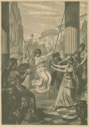 Sports of Greek girls (1882)