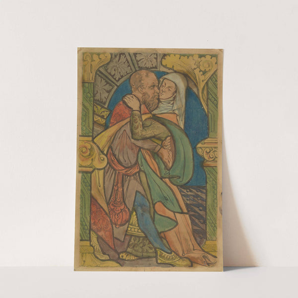 Spotkanie przy Złotej Bramie (1891) by Stanisław Wyspiański