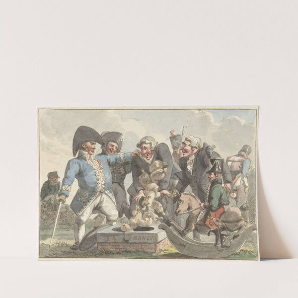 Spotprent op de Tiercering van 1810 (1810 - 1812) by Jacob Smies