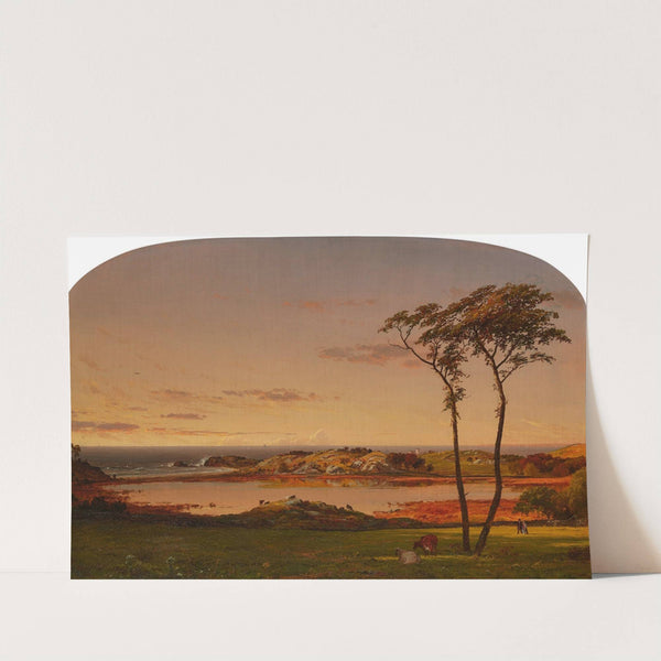 Spouting Rock, Newport, Rhode Island by Jasper Francis Cropsey