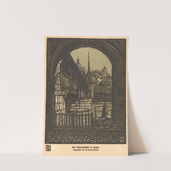 Spreuerbrücke in Luzern by Giuseppe Haas-Triverio