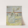 Sprig of flowering almond in a glass (1888) by Vincent van Gogh