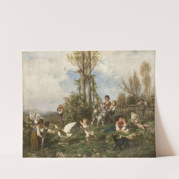 Spring (1868) by Filippo Palizzi