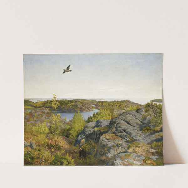 Spring Day by the Sea by Theodor Kittelsen