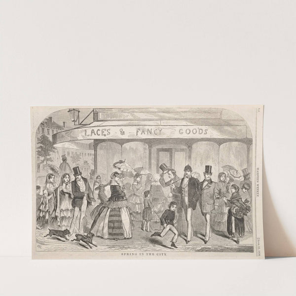 Spring in the City (1858) by Winslow Homer